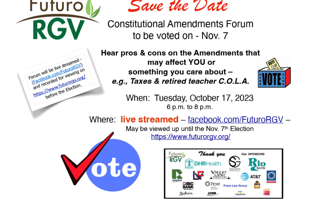 Futuro RGV Constitutional Amendments forum