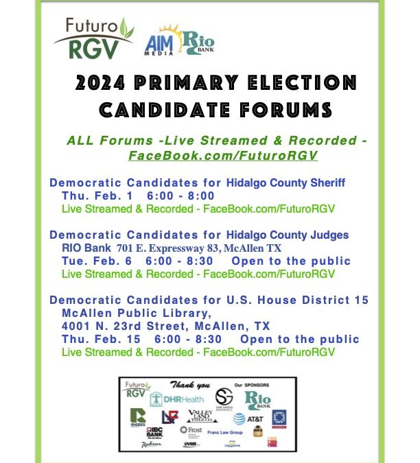 Democracy in Action: Futuro RGV’s 2024 Primary Election Candidate Forums Draw Record Engagement